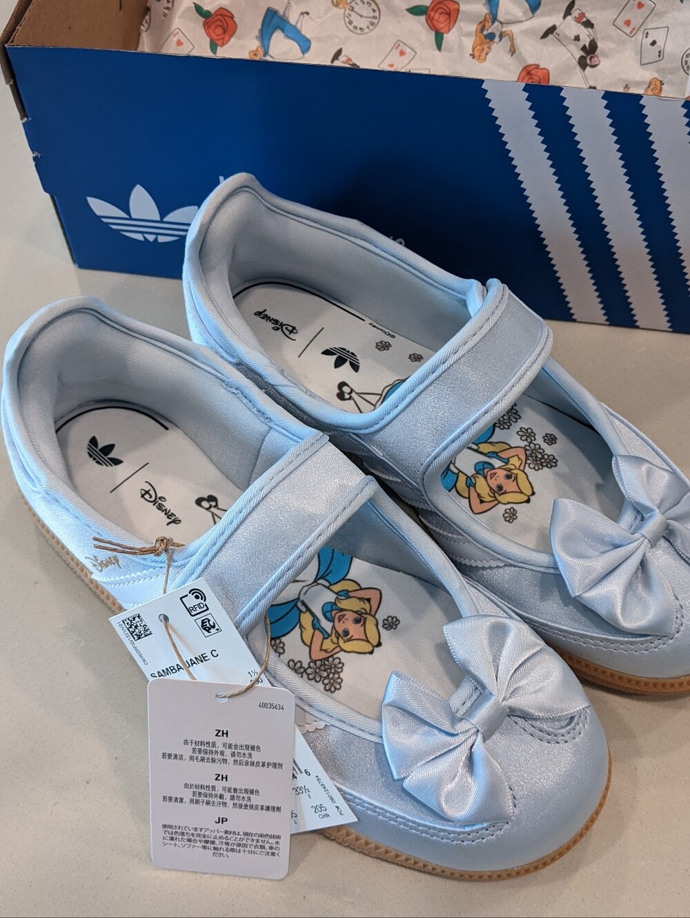 Adidas Samba Jane × Disney Size 2